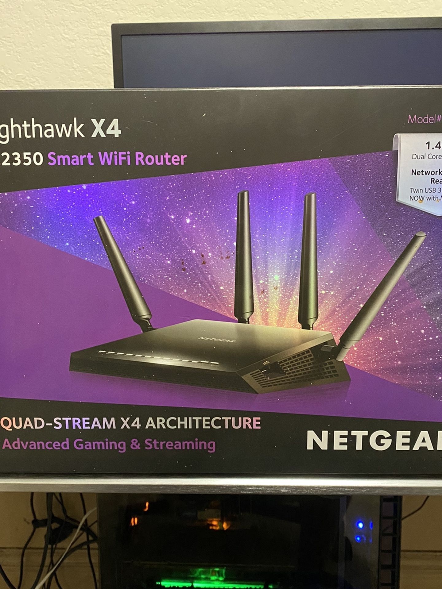 Netgear Nighthawk X4 Smart Wifi Router Quad Stream