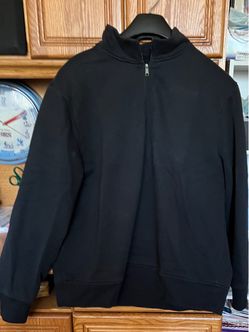 Men's Regular Fit Long-Sleeve Quarter-Zip Pullover Fleece Sweatshirt with Mock Neck,
