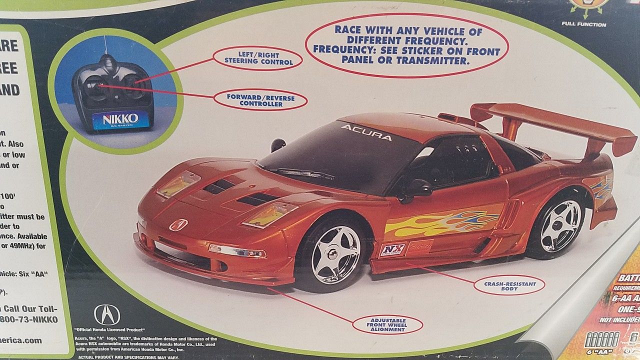 NIKKO The Fast & Furious Acura NSX (Orange) Remote Control Car