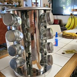 Stainless Steel Spice Carasel 