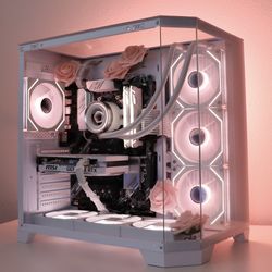 🌸 WHITE/PINK GAMING PC | R7 5700X | RTX 4060 🌸