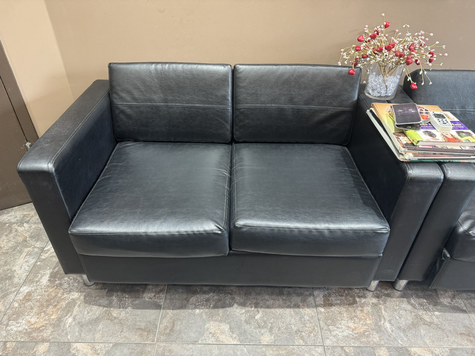 Leather Sofa / Couch $125