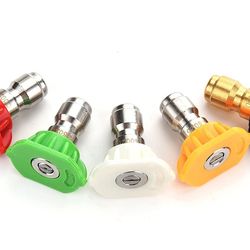 Pressure Washer Tips, Set of 5 Pressure Washer Nozzle Tips, 1/4 Inch Quick Connect, 4000 PSI(2.5 GPM)