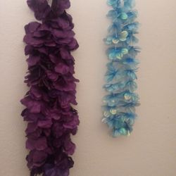 2 COLOR ARTIFICIAL FLORAL LEIS
