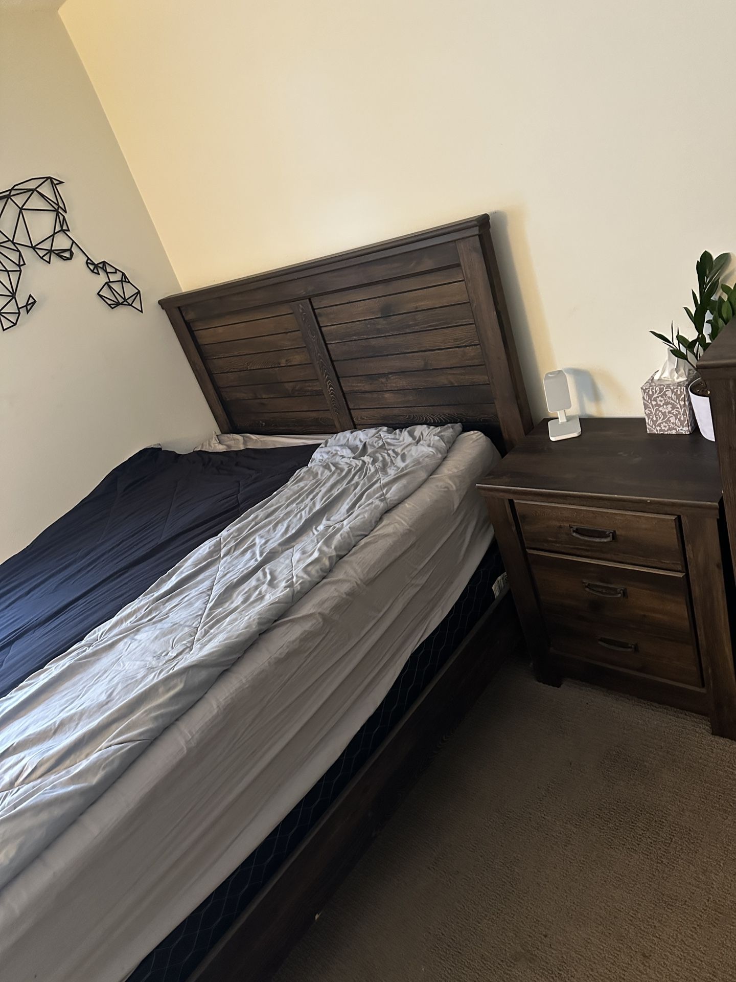 Wood Bedroom Set