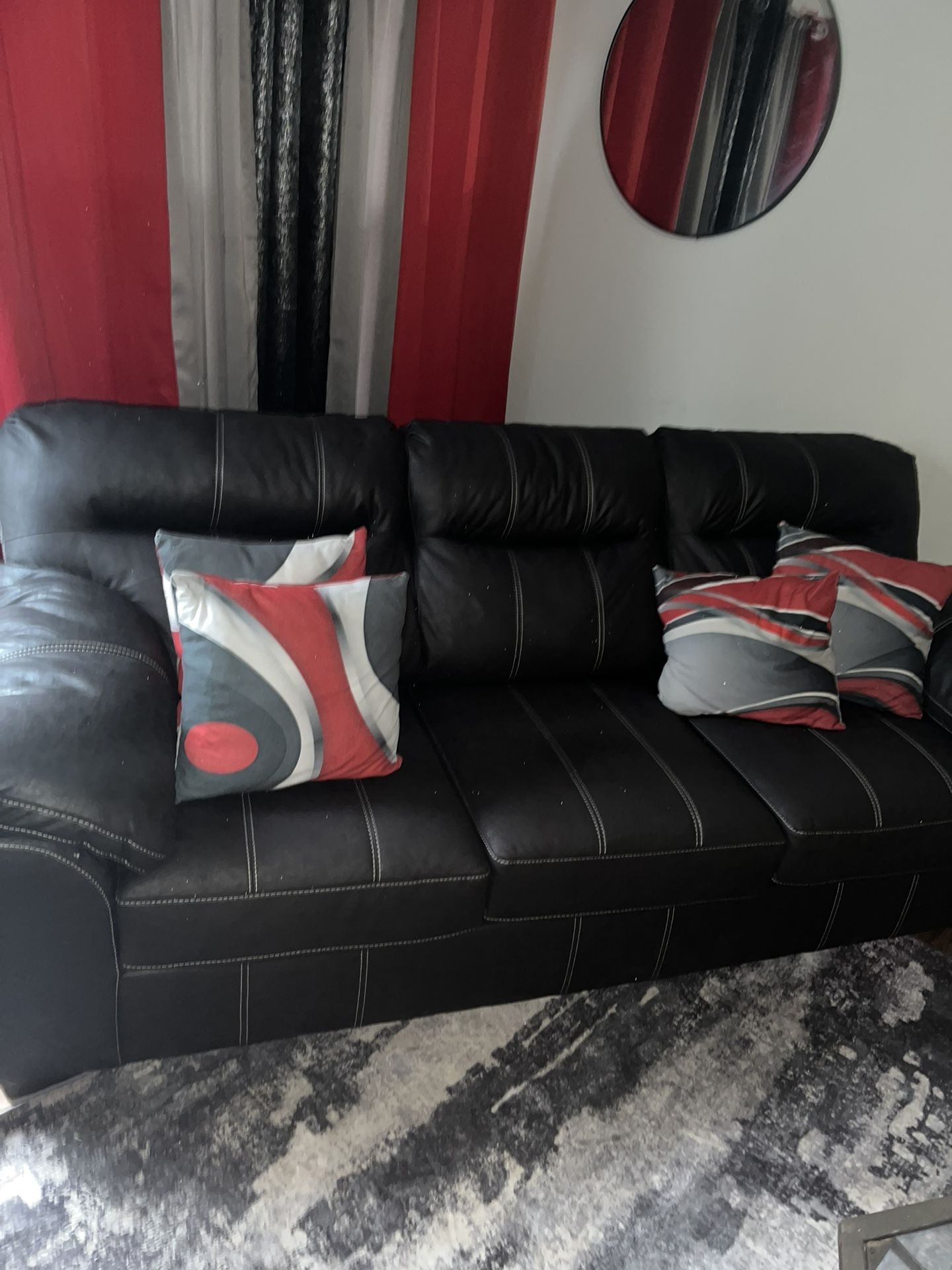 Sofa With Pillows 