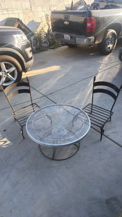 Table and chairs