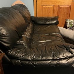 Black sofa