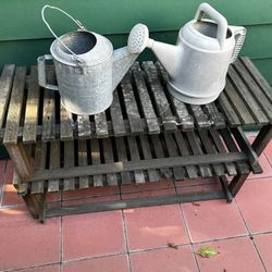 Watering Cans And Plant Shelf’s