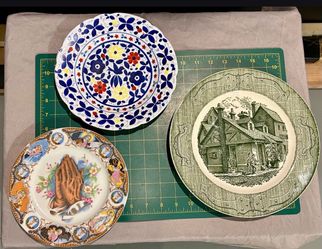 Vintage plate collection