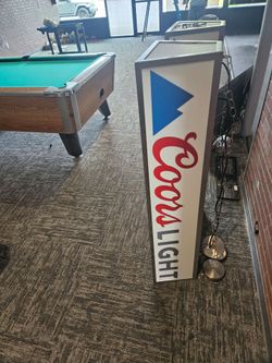 Coors Light pool Table Light
