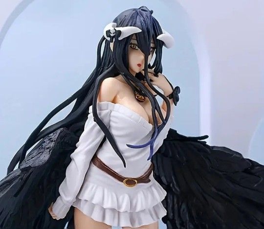 NEW Sexy Cute Anime Girl Figure Overlord Albedo succubus 8.27" NO BOX