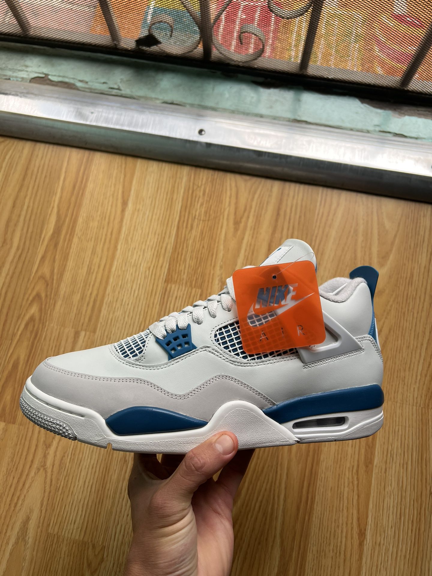 Air Jordan Nikes Military Blue 4’s Size 12 Deadstock