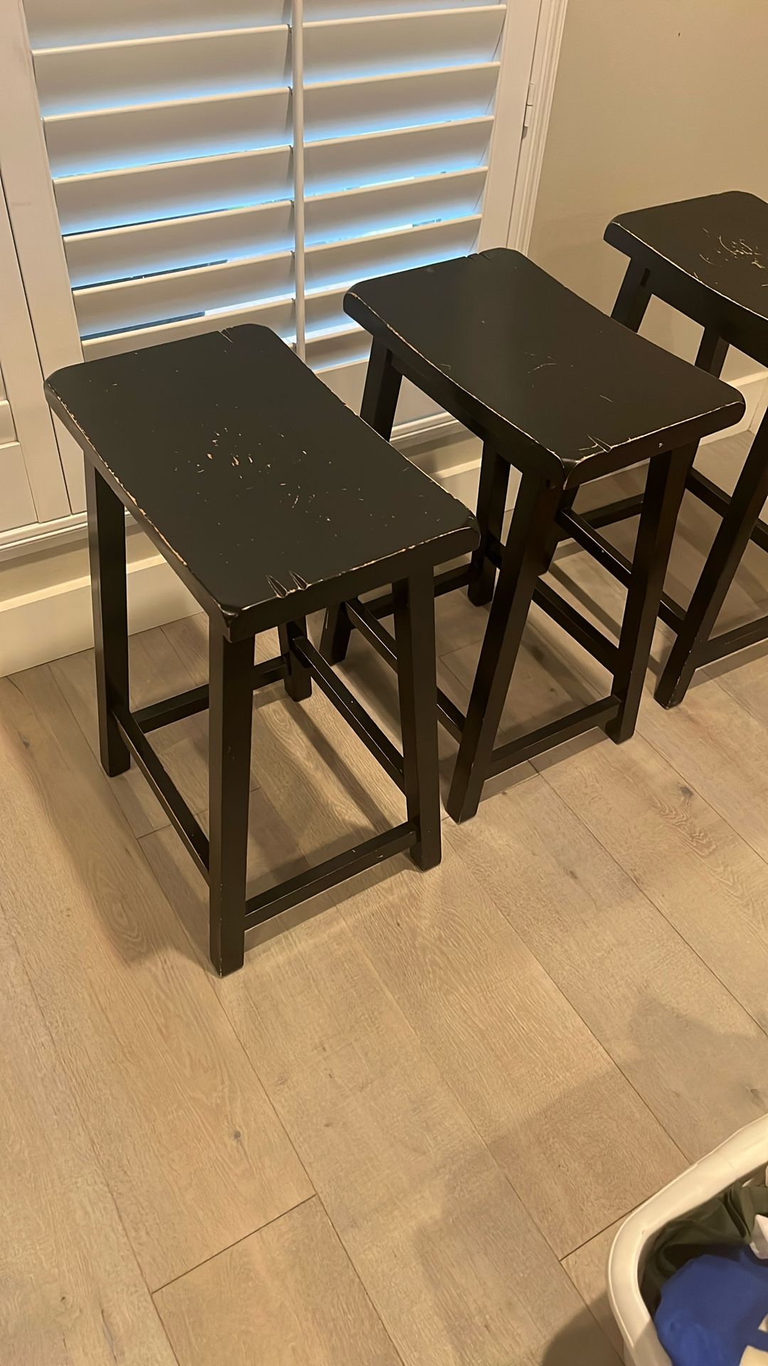 Bar Stools Used - Set Of Four