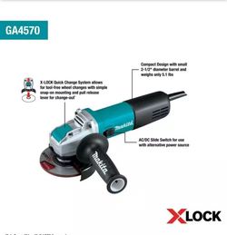 MAKITA XLOCK 4 1/2 GRINDER 