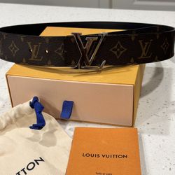 Louis Vuitton double sided reversible belt 40x85