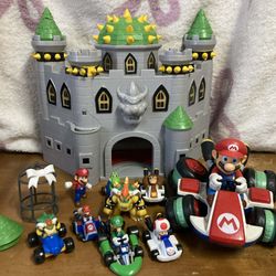 Bowsers Castle And Misc Mario Toys