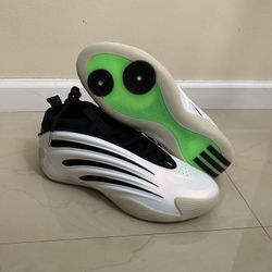 Adidas Harden Vol. 9 Cloud White Core Black Basketball JR2504 NEW Size 11.5