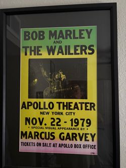 Bob Marley framed posters