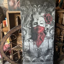 Marilyn Monroe Large Canvas Art Deco 