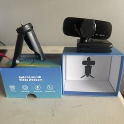 Autofocus HD Video Webcam With Tripod Stand 