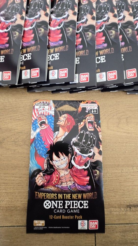 For Sale:
Brand New Still Sealed One Piece Emperors in the New World OP- 09