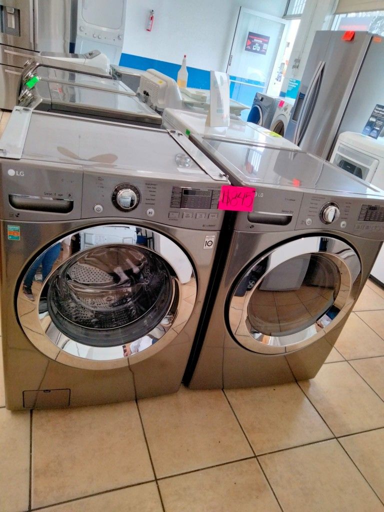 L.G. Front Load Washer And Dryer Set