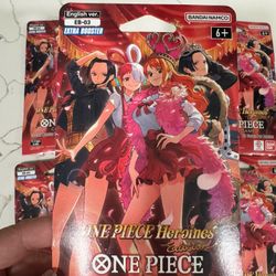 Lot Of 5 Box 🔥One Piece Heroines Edition EB-03 Extra Booster Pack – English – Brand New Sealed