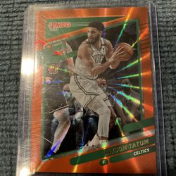 Rare Donruss halo Boston Celtic Jayson Tatum