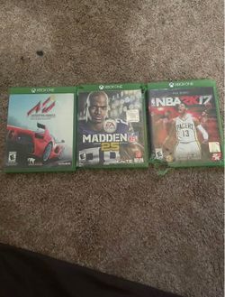 Xbox one games all for 25