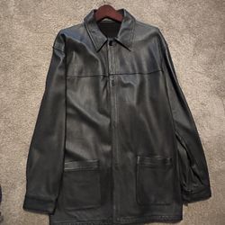 Leather/suede Reversible  Coat. L-XL Men’s