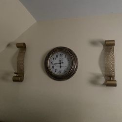 Candle Holder And Clockx