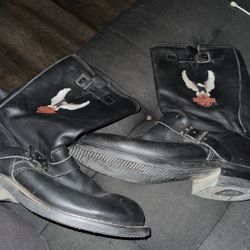 Like New Harley Boots For Women 