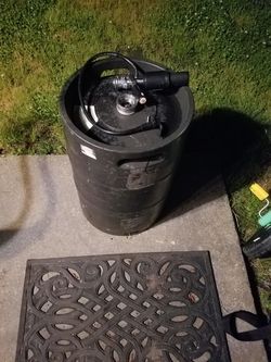 Keg and tap