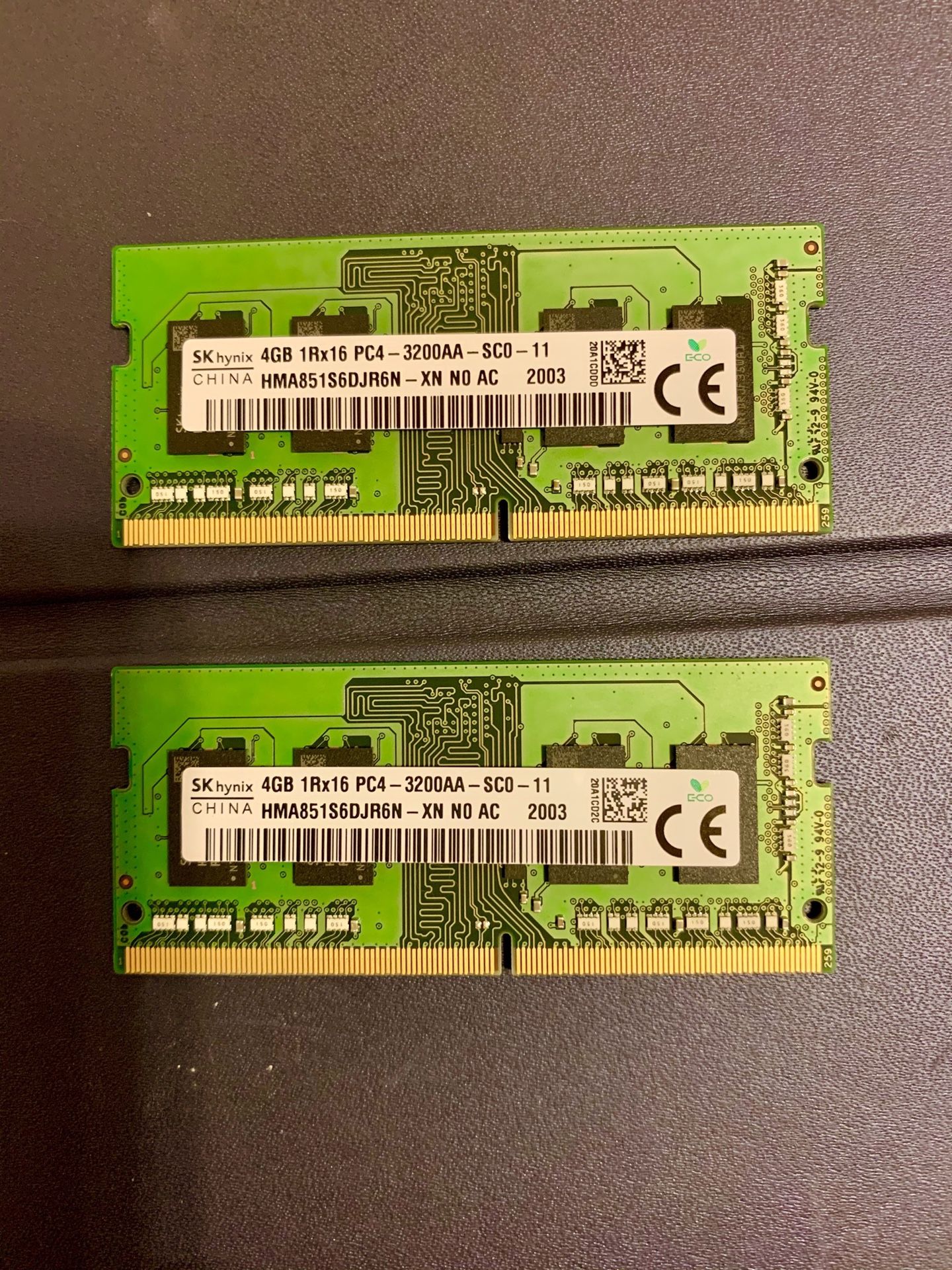 8GB (2x4GB) DDR4 3200MHz SK Hynix RAM memory
