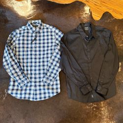Men’s Dress Shirt Bundle – Banana Republic & GUESS – Like New – $60