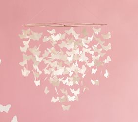 Pottery Barn Kids | Paper Butterfly Mobile