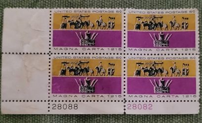 Stamp Block - Magna Carta