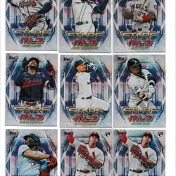 Topps Stars Of MLB Baseball Lot Of 9