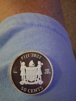 2022 FIJI .50 cent .999 Fine Silver Round