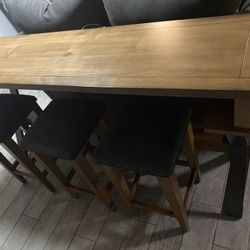 Bar Table And Stools 