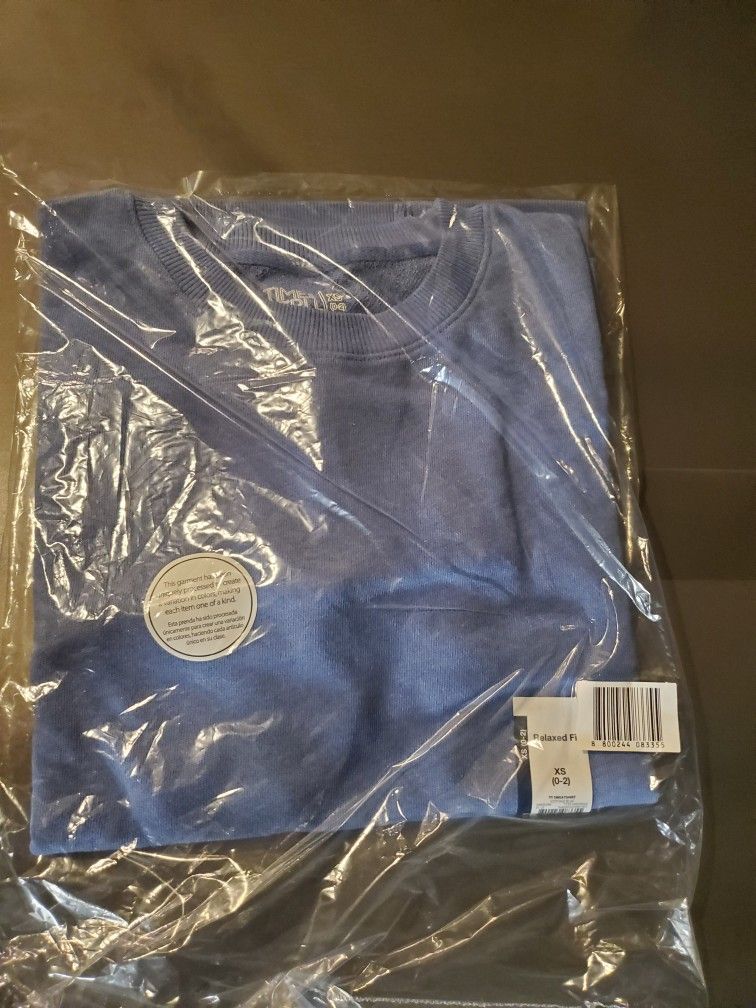 TT SWEATSHIRT cottage blue (XS 0-2) TIME AND TRU