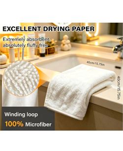 White dual Face Towels
