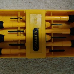 STANLEY 6-Piece Precision Screwdriver Set (66-052) - Small Electronics/Hobby