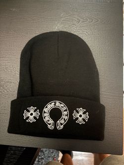 Brand new black crome hearts beanie