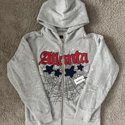 Sp5der Atlanta Zip Up Hoodie 