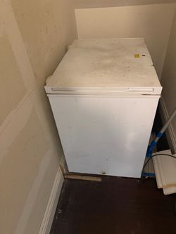 White Chest Freezer Compact Holiday working fine