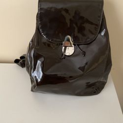 Calvin Klein Glossy dark brown Backpack
