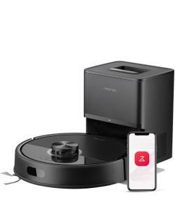 roborock Q7 M5+ Robot Vacuum and Mop, Up to 7-9 Weeks Self-Empty, 10000Pa Upgraded from Q5 Max+, Dual Anti-Tangle System for Pet Hair & Carpet, PreciS