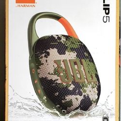 JBL Clip 5 (Camouflage) Unopened